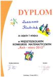 Międzyszkolny Konkurs Matematyczny „Rach-Mistrz 2012”,  Światowy Dzień Pi