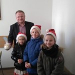 Mali Mikołaje z SP3 z wizytą u Prezydentów